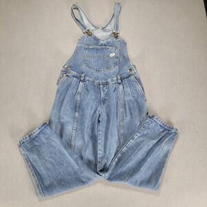 Vintage Guess Jeans Bib Overalls Blue Jean Denim Womens Sz 3 USA Georges